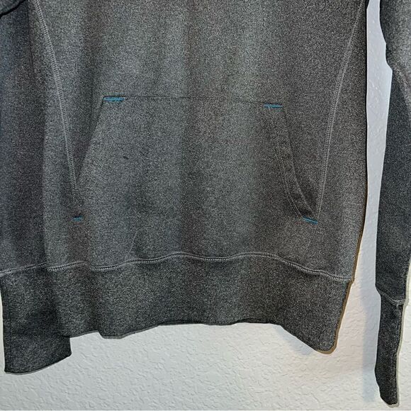 Puma Mens Logo Drawstring Kangaroo Pocket Pullover Hoodie Sweatshirt Gray Medium - Picture 6 of 12